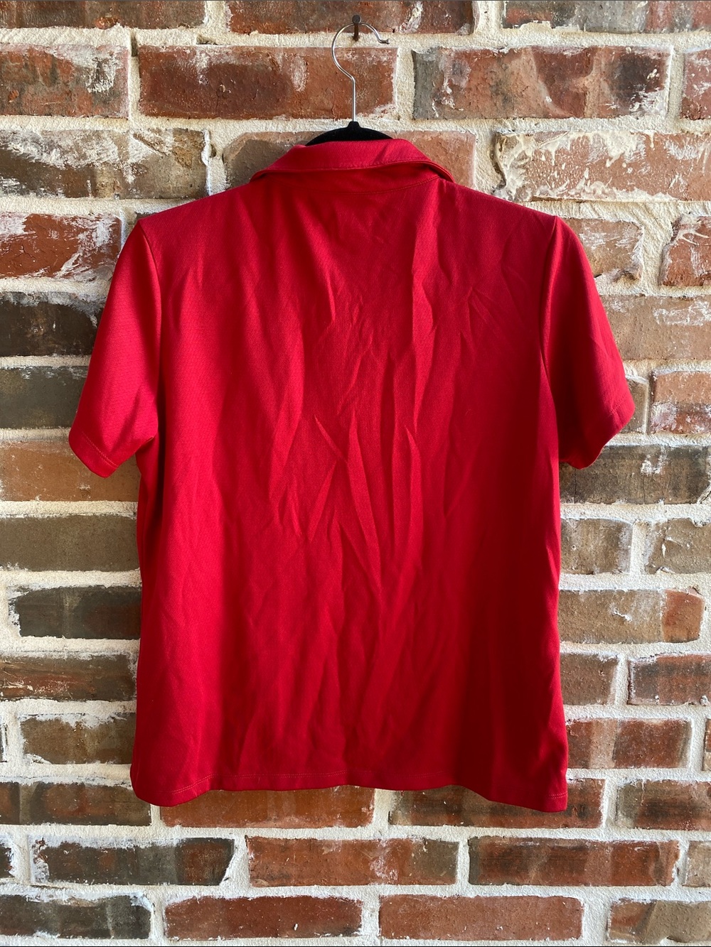 Lady Hagen Red Short-Sleeve Hydro Dri Polo Top Size L - Picture 3 of 8